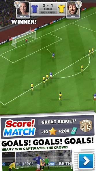 Score! Match gameplay screenshot 2